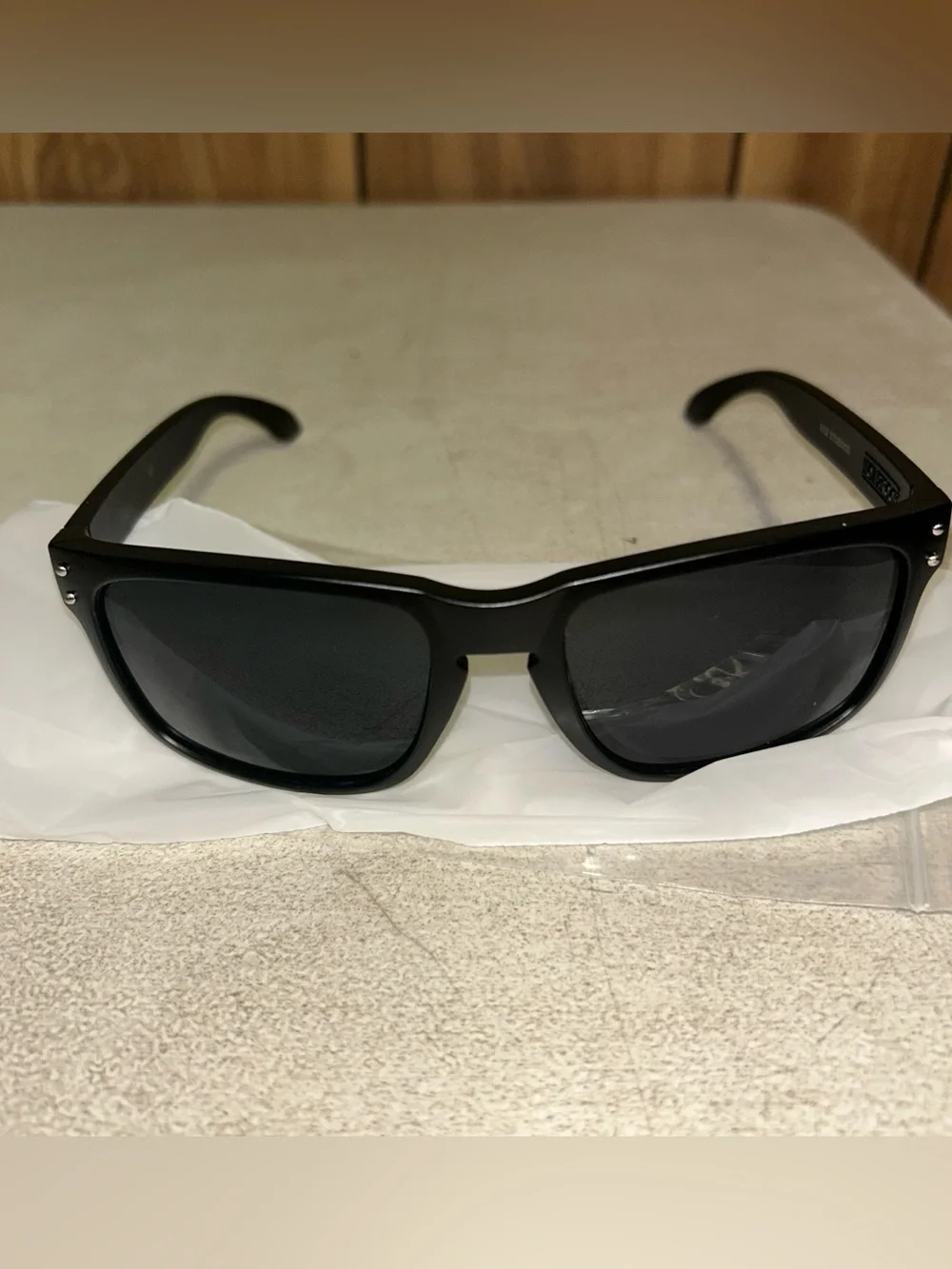 Oakley Black Wrap Sunglasses